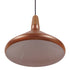 GloboStar® BARING 01224 Μοντέρνο Κρεμαστό Φωτιστικό Οροφής Μονόφωτο Χάλκινο Μεταλλικό Καμπάνα Φ27 x Y25cm - ledmania.gr