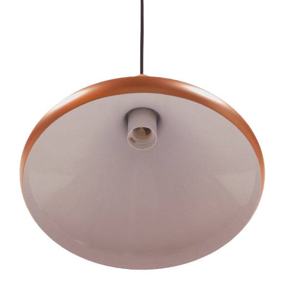 GloboStar® BARING 01224 Μοντέρνο Κρεμαστό Φωτιστικό Οροφής Μονόφωτο Χάλκινο Μεταλλικό Καμπάνα Φ27 x Y25cm - ledmania.gr