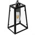 GloboStar® LIMA 01040 Vintage Industrial Κρεμαστό Φωτιστικό Οροφής Μονόφωτο Μαύρο Μεταλλικό Μ17 x Π14 x Υ26cm - ledmania.gr