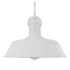 GloboStar® SORD 01051 Vintage Industrial Φωτιστικό Τοίχου Απλίκα Μονόφωτο Λευκό Μεταλλικό Καμπάνα Φ36 x Μ42 x Π36 x Υ32cm - ledmania.gr