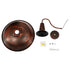 GloboStar® SORD 01052  Vintage Industrial Φωτιστικό Τοίχου Απλίκα Μονόφωτο Καφέ Σκουριά Μεταλλικό Καμπάνα Φ36 x Μ42 x Π36 x Υ32cm - ledmania.gr