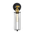 GloboStar® ANCUS 01055 Vintage Industrial Φωτιστικό Τοίχου Απλίκα Μονόφωτο Μαύρο Μεταλλικό Πλέγμα Μ10.5 x Π11 x Υ35.5cm - ledmania.gr