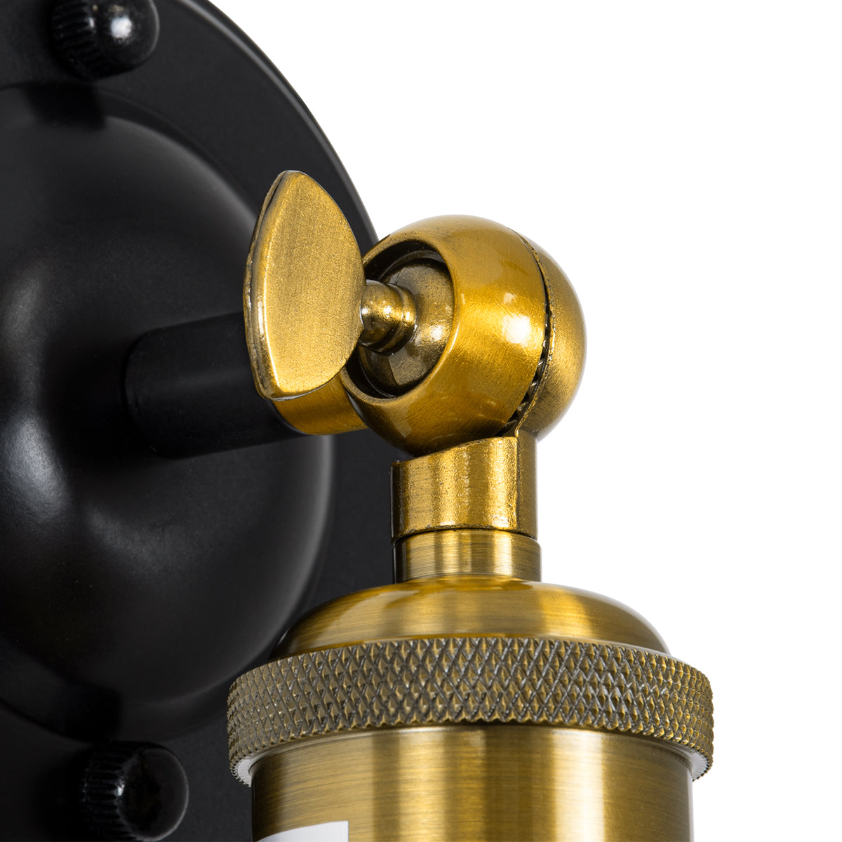 GloboStar® ANCUS 01055 Vintage Industrial Φωτιστικό Τοίχου Απλίκα Μονόφωτο Μαύρο Μεταλλικό Πλέγμα Μ10.5 x Π11 x Υ35.5cm - ledmania.gr