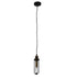 GloboStar® KLECE 01057 Vintage Industrial Κρεμαστό Φωτιστικό Οροφής Μονόφωτο Μαύρο Μεταλλικό Πλέγμα Φ7 x Y35cm - ledmania.gr