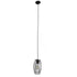 GloboStar® ZEBRA 01062 Vintage Industrial Κρεμαστό Φωτιστικό Οροφής Μονόφωτο Μαύρο Μεταλλικό Πλέγμα Φ15 x Y24cm - ledmania.gr