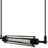 GloboStar® TUBE 01085 Vintage Industrial Κρεμαστό Φωτιστικό Οροφής Μαύρο Μεταλλικό Μ43 x Π11 x Υ11cm - ledmania.gr