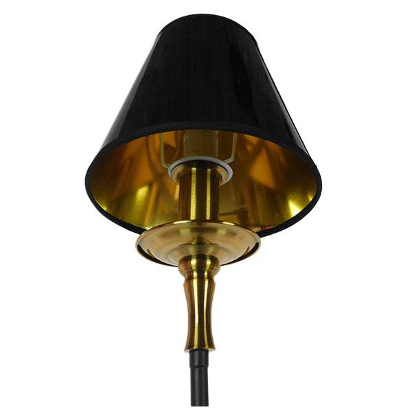 GloboStar® LIMI 01091 Vintage Industrial Κρεμαστό Φωτιστικό Οροφής Τρίφωτο Μαύρο Μεταλλικό Πολυέλαιος με Καπέλο Φ56 x Y54cm - ledmania.gr