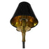 GloboStar® LIMI 01091 Vintage Industrial Κρεμαστό Φωτιστικό Οροφής Τρίφωτο Μαύρο Μεταλλικό Πολυέλαιος με Καπέλο Φ56 x Y54cm - ledmania.gr