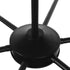 GloboStar® LIMI 01092 Vintage Industrial Κρεμαστό Φωτιστικό Οροφής Πολύφωτο Μαύρο Μεταλλικό Πολυέλαιος με Καπέλο Φ100 x Y65cm - ledmania.gr