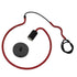 GloboStar® LIBBY 01095-1 Μοντέρνο Κρεμαστό Παιδικό Φωτιστικό Οροφής Μονόφωτο Κόκκινο Μεταλλικό Φ28 x Υ100cm - ledmania.gr