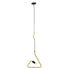 GloboStar® LIBBY 01097-1 Μοντέρνο Κρεμαστό Παιδικό Φωτιστικό Οροφής Μονόφωτο Κίτρινο Μεταλλικό Φ31 x Υ100cm - ledmania.gr