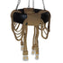 GloboStar® MARBELLA 01116 Vintage Industrial Κρεμαστό Φωτιστικό Οροφής Πολύφωτο Μαύρο με Μπεζ Σχοινι Φ60 x Y60cm - ledmania.gr