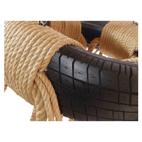 GloboStar® MARBELLA 01116 Vintage Industrial Κρεμαστό Φωτιστικό Οροφής Πολύφωτο Μαύρο με Μπεζ Σχοινι Φ60 x Y60cm - ledmania.gr