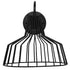 GloboStar® TRIUMPH 01117 Vintage Industrial Φωτιστικό Τοίχου Απλίκα Μονόφωτο Μαύρο Μεταλλικό Πλέγμα Καμπάνα Φ30 x Μ35 x Π30 x Υ32cm - ledmania.gr