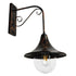 GloboStar® ANNIEL 01124 Vintage Φωτιστικό Τοίχου Απλίκα Μονόφωτο Καφέ Σκουριά Μεταλλικό Καμπάνα Φ28 x Μ40.5 x Π28 x Υ56.5cm - ledmania.gr