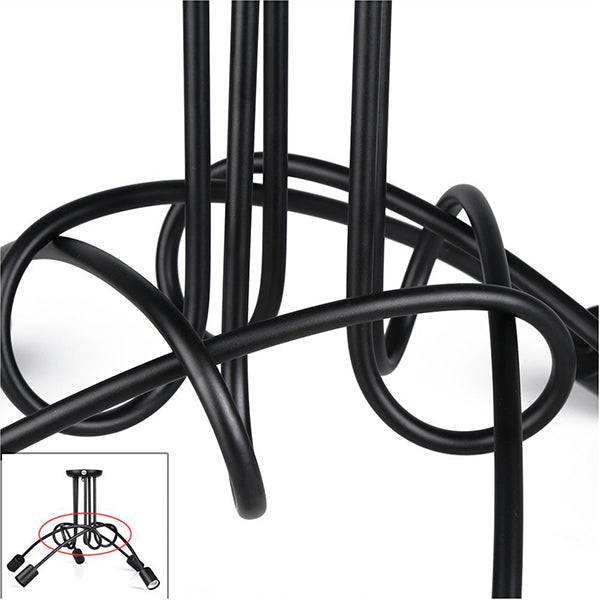 GloboStar® PAULELI 01127 Μοντέρνο Industrial Φωτιστικό Οροφής Πολύφωτο Μαύρο Μεταλλικό Φ76 x Y38cm - ledmania.gr