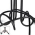GloboStar® PAULELI 01127 Μοντέρνο Industrial Φωτιστικό Οροφής Πολύφωτο Μαύρο Μεταλλικό Φ76 x Y38cm - ledmania.gr
