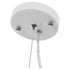 GloboStar® SPHERE 01143 Μοντέρνο Κρεμαστό Φωτιστικό Οροφής Μονόφωτο Λευκό Γυάλινο Φ25 x Y46.5cm - ledmania.gr