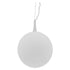 GloboStar® SPHERE 01143 Μοντέρνο Κρεμαστό Φωτιστικό Οροφής Μονόφωτο Λευκό Γυάλινο Φ25 x Y46.5cm - ledmania.gr