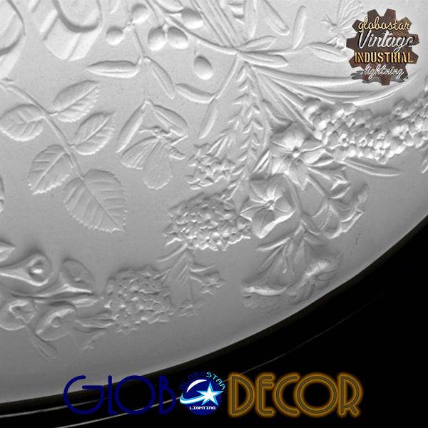GloboStar® SERENIA BLACK 01151 Μοντέρνο Κρεμαστό Φωτιστικό Οροφής Μονόφωτο Μαύρο Γύψινο Καμπάνα Φ40 x Y19cm - ledmania.gr