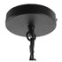 GloboStar® HELIX 01164 Vintage Industrial Κρεμαστό Φωτιστικό Οροφής Πολύφωτο Μαύρο Μεταλλικό Πλέγμα Φ46 x Y13cm - ledmania.gr