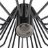 GloboStar® TERE 01165  Vintage Industrial Κρεμαστό Φωτιστικό Οροφής Μονόφωτο Μαύρο Μεταλλικό Πλέγμα Καμπάνα Φ30 x Y25cm - ledmania.gr