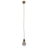 GloboStar® FLOWER IRON RUST 01180 Vintage Industrial Κρεμαστό Φωτιστικό Οροφής Μονόφωτο Καφέ Σκουριά Μεταλλικό Πλέγμα Φ10 x Y20cm - ledmania.gr