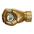 GloboStar® FIST 01138 Μοντέρνο Φωτιστικό Τοίχου Απλίκα Μονόφωτο Καφέ Γύψινο Μ15 x Π10 x Υ10cm - ledmania.gr