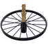 GloboStar® VELO 01185 Vintage Industrial Κρεμαστό Φωτιστικό Οροφής Μονόφωτο Μαύρο Μεταλλικό Πλέγμα με Μπεζ Σχοινί Φ30 x Y16cm - ledmania.gr