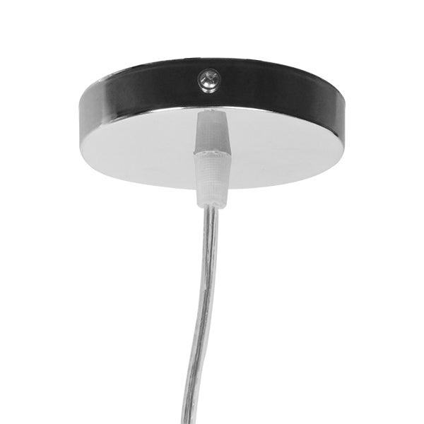 GloboStar® OCEANA 01200 Vintage Κρεμαστό Φωτιστικό Οροφής Μονόφωτο 1 x E27 Μπεζ Ξύλινο Ψάθινο Rattan Φ20 x Υ20cm - ledmania.gr