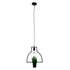 GloboStar® KERRIA 01209 Μοντέρνο Κρεμαστό Φωτιστικό Οροφής Μονόφωτο Μαύρο Μεταλλικό Flowerpot Φ34 x Y34cm - ledmania.gr