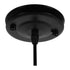 GloboStar® FLOWERPOT 10001211 Μοντέρνο Κρεμαστό Φωτιστικό Οροφής Μονόφωτο Μαύρο Μεταλλικό με Διακοσμητικό Φυτό Φ30 x Y30cm - ledmania.gr