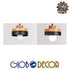 GloboStar® RUHIEL 01233 Μοντέρνο Κρεμαστό Φωτιστικό Οροφής Μονόφωτο Μαύρο Μεταλλικό με Φυσικό Ξύλο Καμπάνα Φ18 x Y12cm - ledmania.gr