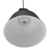 GloboStar® DEVOTA 01235 Vintage Industrial Κρεμαστό Φωτιστικό Οροφής Μονόφωτο Μαύρο Μεταλλικό Καμπάνα Φ22 x Y30cm - ledmania.gr