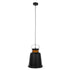 GloboStar® NUNZIATA 01236 Vintage Industrial Κρεμαστό Φωτιστικό Οροφής Μονόφωτο Μαύρο Μεταλλικό Καμπάνα Φ27 x Y39cm - ledmania.gr