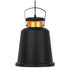 GloboStar® NUNZIATA 01236 Vintage Industrial Κρεμαστό Φωτιστικό Οροφής Μονόφωτο Μαύρο Μεταλλικό Καμπάνα Φ27 x Y39cm - ledmania.gr