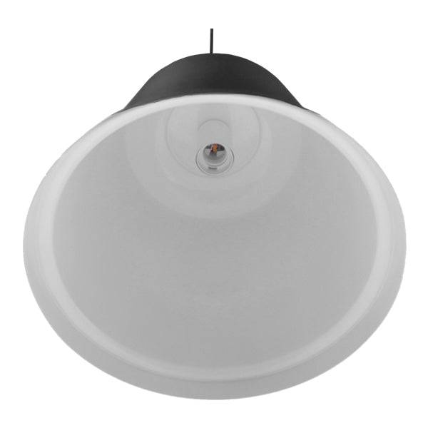 GloboStar® NUNZIATA 01236 Vintage Industrial Κρεμαστό Φωτιστικό Οροφής Μονόφωτο Μαύρο Μεταλλικό Καμπάνα Φ27 x Y39cm - ledmania.gr