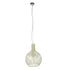 GloboStar® GOBLET LIGHT 01267 Vintage Industrial Κρεμαστό Φωτιστικό Οροφής Μονόφωτο Μπεζ Μεταλλικό Πλέγμα Φ38 x Y50cm - ledmania.gr
