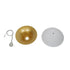 GloboStar® SEVILLE WHITE 01268 Μοντέρνο Κρεμαστό Φωτιστικό Οροφής Μονόφωτο Λευκό Μεταλλικό Φ35 x 33cm - ledmania.gr