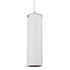 GloboStar® CANNON WHITE 01274 Μοντέρνο Κρεμαστό Φωτιστικό Οροφής Spot Gu10 Μονόφωτο Λευκό Μεταλλικό Φ6 x Y20cm - ledmania.gr
