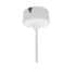 GloboStar® CANNON WHITE 01274 Μοντέρνο Κρεμαστό Φωτιστικό Οροφής Spot Gu10 Μονόφωτο Λευκό Μεταλλικό Φ6 x Y20cm - ledmania.gr