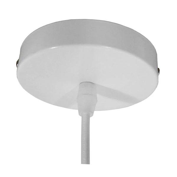 GloboStar® PIROZZI 01277 Μοντέρνο Κρεμαστό Φωτιστικό Οροφής Μονόφωτο Ασημί Μεταλλικό Καμπάνα Φ27 x Y20cm - ledmania.gr