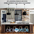 GloboStar® ROCKFORD 01287 SET 3 Μοντέρνα Κρεμαστά Φωτιστικά Οροφής Τρίφωτο 3 x E27 Μαύρα Μεταλλικά Καμπάνα - ledmania.gr