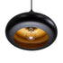 GloboStar® ROCKFORD 01287-C Μοντέρνο Κρεμαστό Φωτιστικό Οροφής Μονόφωτο Μαύρο Μεταλλικό Καμπάνα Φ30 x Υ23cm - ledmania.gr