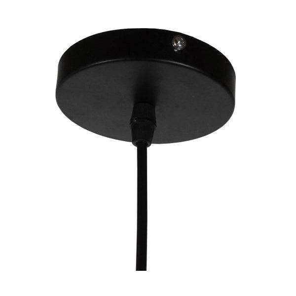 GloboStar® CRETE 01289 Vintage Κρεμαστό Φωτιστικό Οροφής Μονόφωτο 3D από Επεξεργασμένο Σκληρό Καφέ Χαρτόνι Καμπάνα Φ40 x Y34cm - ledmania.gr