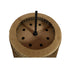 GloboStar® IKARIA 01294 Vintage Κρεμαστό Φωτιστικό Οροφής Μονόφωτο 3D από Επεξεργασμένο Σκληρό Καφέ Χαρτόνι Καμπάνα Φ25 x Y45cm - ledmania.gr