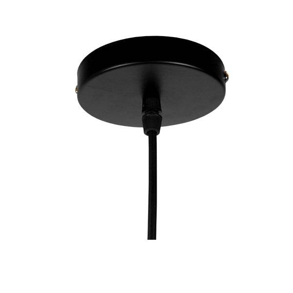 GloboStar® SKIATHOS 01296 Vintage Κρεμαστό Φωτιστικό Οροφής Μονόφωτο 3D από Επεξεργασμένο Σκληρό Καφέ Χαρτόνι Καμπάνα Φ35 x Y40cm - ledmania.gr