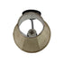 GloboStar® SHELLY 01299 Vintage Φωτιστικό Τοίχου Απλίκα Μονόφωτο Μαύρο Μεταλλικό με Υφασμάτινο Μπεζ Καπέλο Φ20 x Μ18 x Π13 x Υ34cm - ledmania.gr