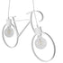 GloboStar® BIKE WHITE 01300 Vintage Κρεμαστό Φωτιστικό Οροφής Δίφωτο Λευκό Μεταλλικό Μ67 x Π1.5 x Υ41cm - ledmania.gr