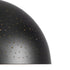 GloboStar® SOLANA 01301 Μοντέρνο Κρεμαστό Φωτιστικό Οροφής Μονόφωτο Μαύρο Μεταλλικό Καμπάνα Φ30 x Υ15cm - ledmania.gr